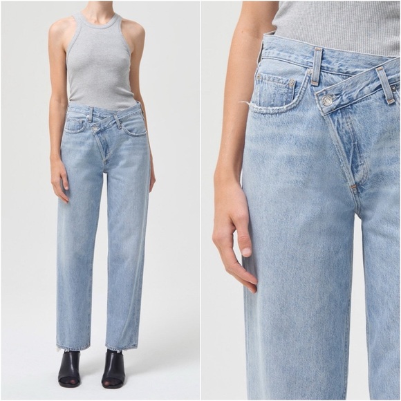Agolde Denim - AGOLDE • Criss Cross Upsized Jean in Suburbia • 24